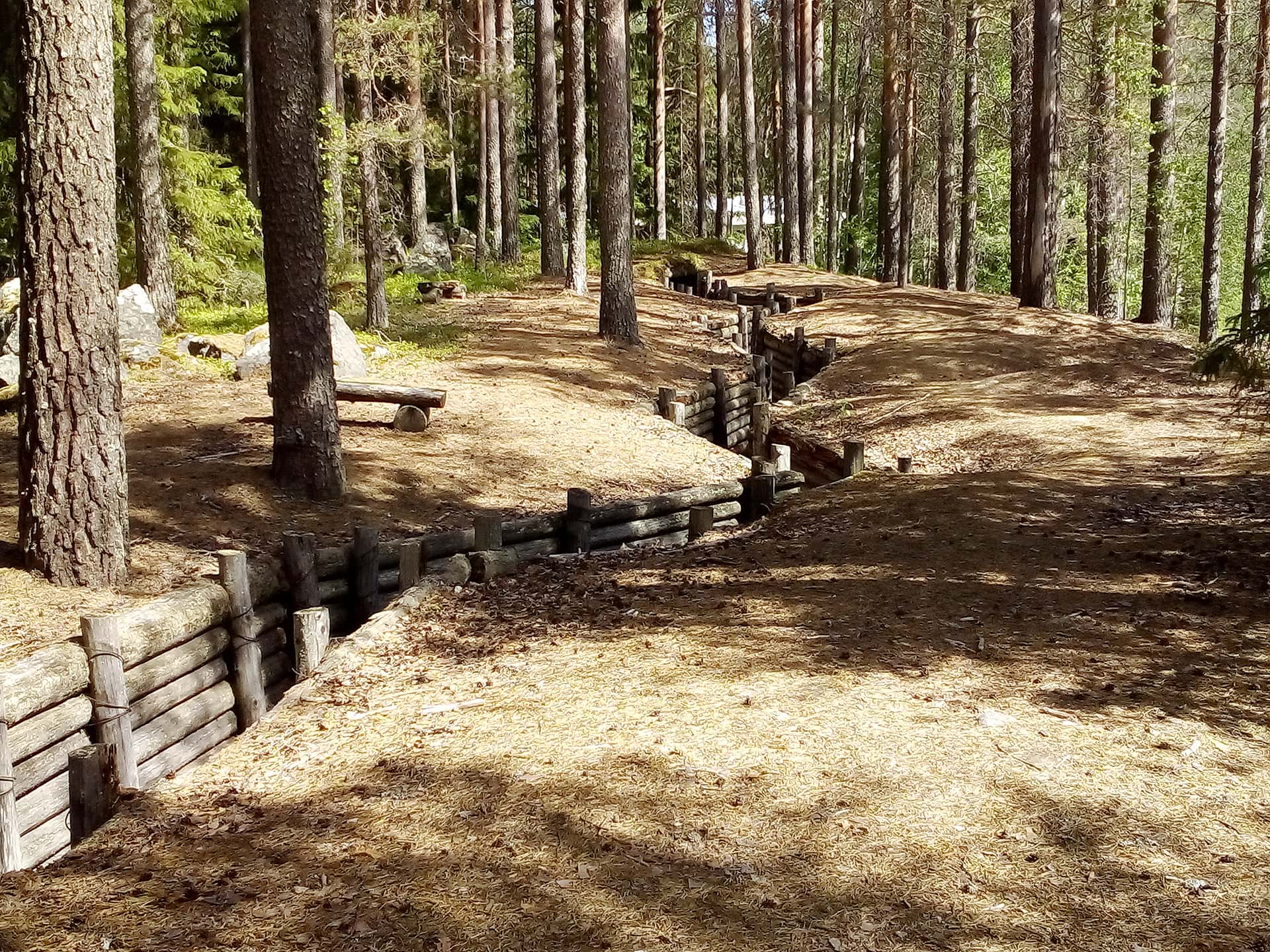 änäkäinen salpalinja juoksuhautoja sotahistoria lieksa