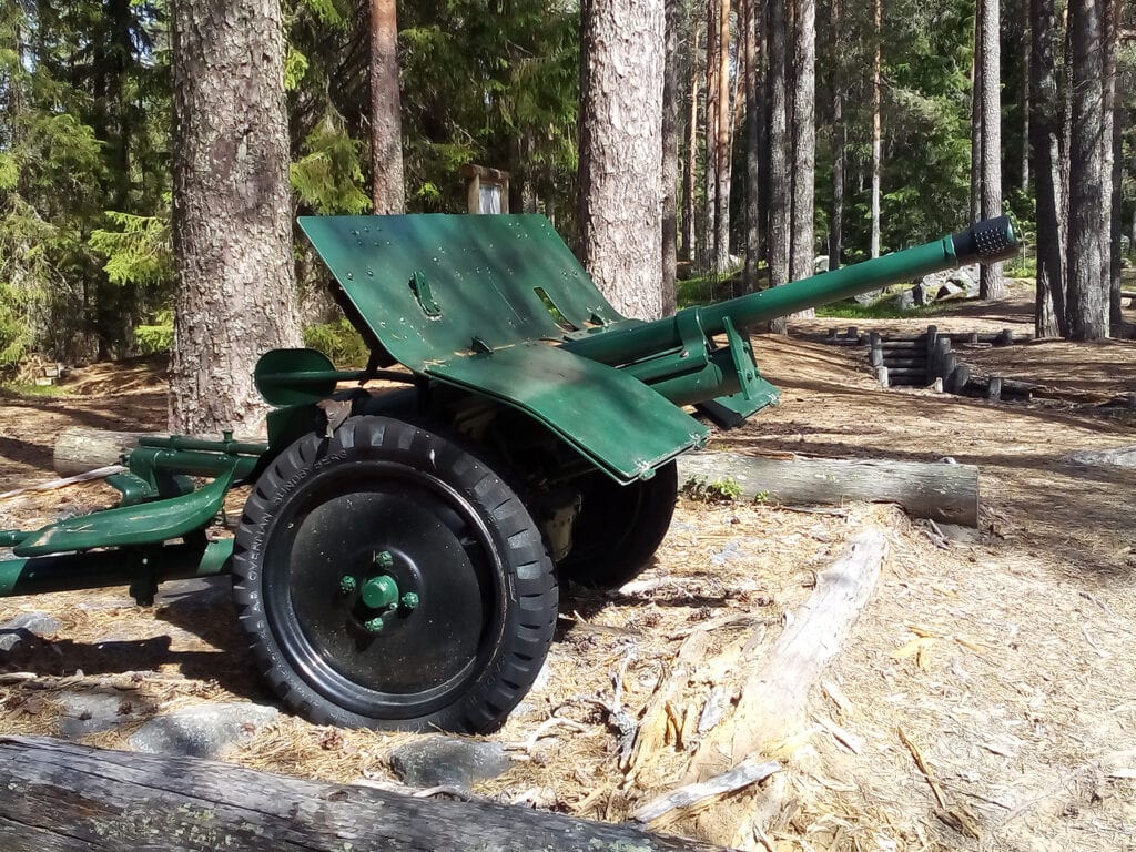 änäkäinen salpalinja pst tykki sotahistoria lieksa