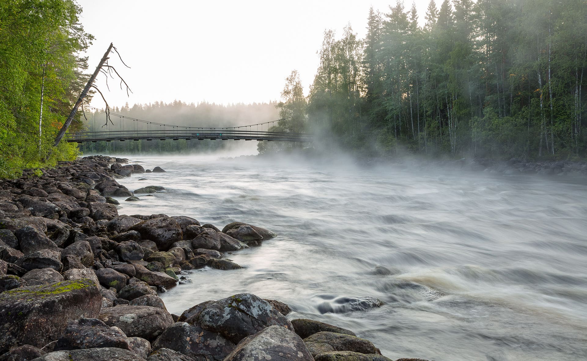 haapavitjan riippusilta ruunaan retkeilyalue lieksa